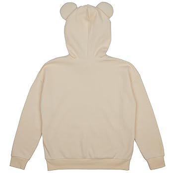 Amazon.com: Teddy Bear Youth Off-White Long Sleeve Hooded